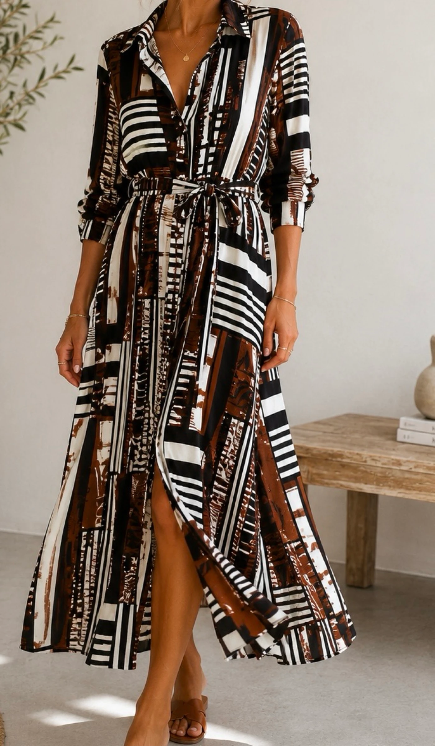 Vestido holgado Next con estampado gráfico talla 42 – photo 2